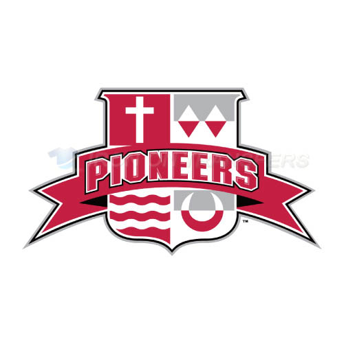 Sacred Heart Pioneers Logo T-shirts Iron On Transfers N6064